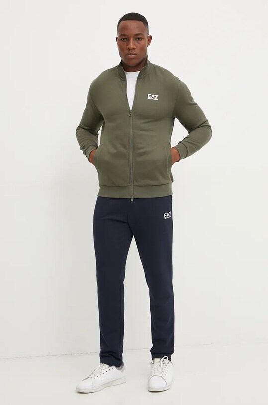 Спортивний костюм EA7 Emporio Armani трикотаж зелений PJVTZ.8NPV67.28BR
