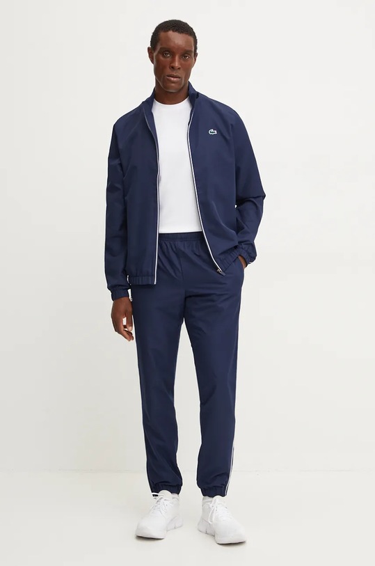 Lacoste dres tkanina granatowy WH2574