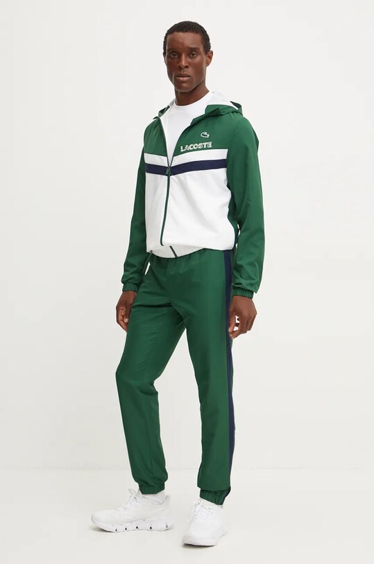 Lacoste dres tkanina zielony WH4241