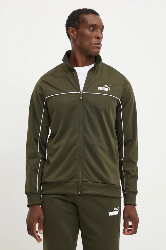 Tepláková souprava Puma 681896 zelená AW24