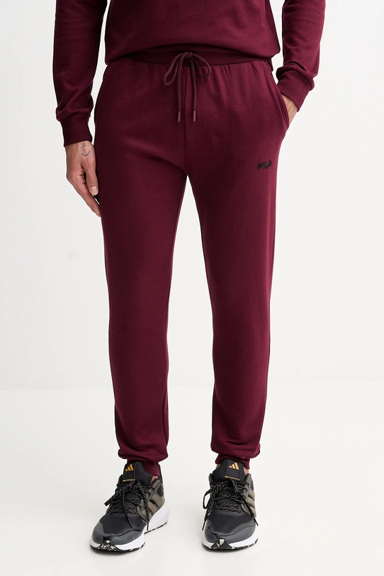 Fila dres bawełniany bordowy FPW1195