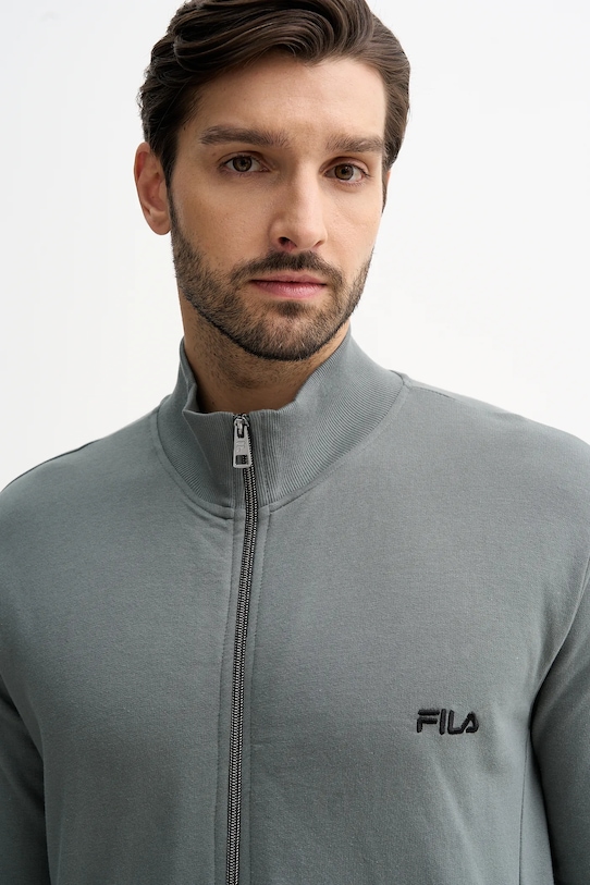 Pamučna trenirka Fila FPW1196 siva