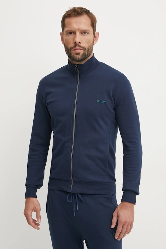 Pamučna trenirka Fila FPW1196 mornarsko plava AW24