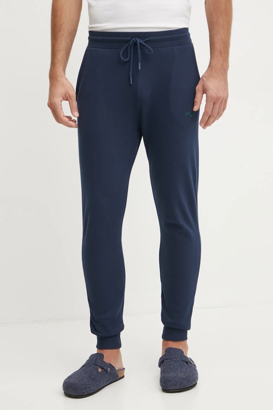 Pamučna trenirka Fila mornarsko plava FPW1196