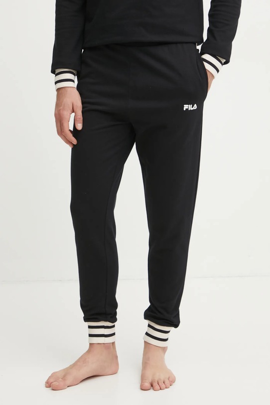 Хлопковый спортивный костюм Fila чёрный FPW1198