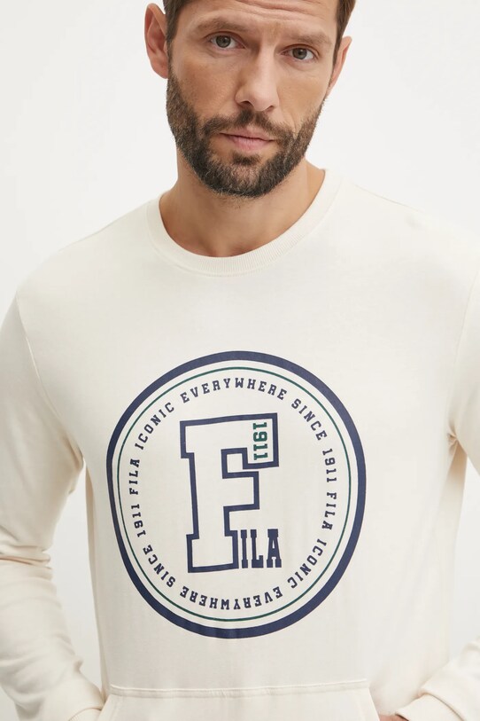 Fila dres bawełniany FPW1199 beżowy