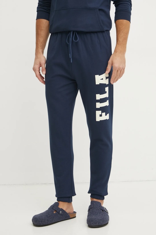 Bavlnená tepláková súprava Fila FPW1199 tmavomodrá