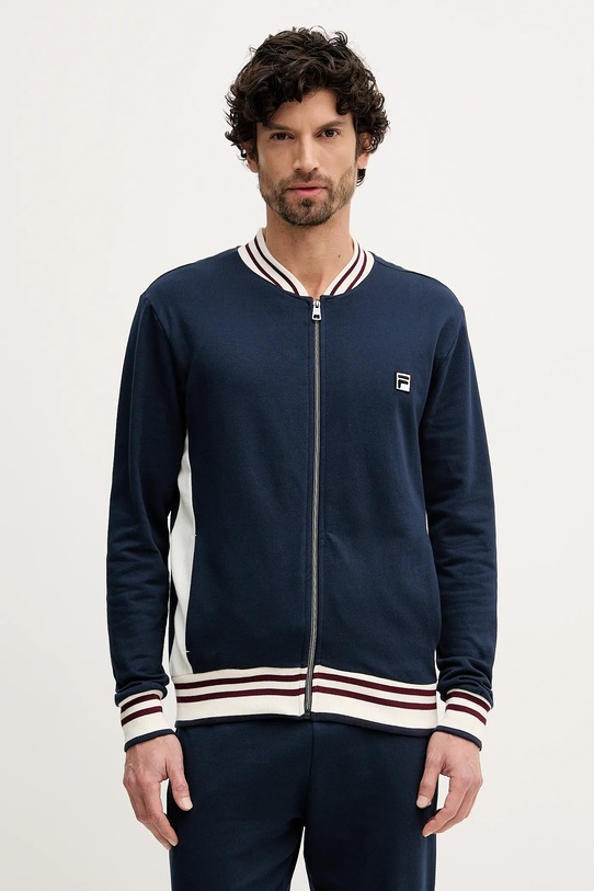 Odzież Fila dres bawełniany FPW1201 granatowy