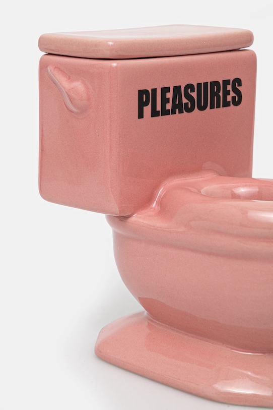 Doplňky Popelník PLEASURES Toilet Ashtray P24F055 růžová