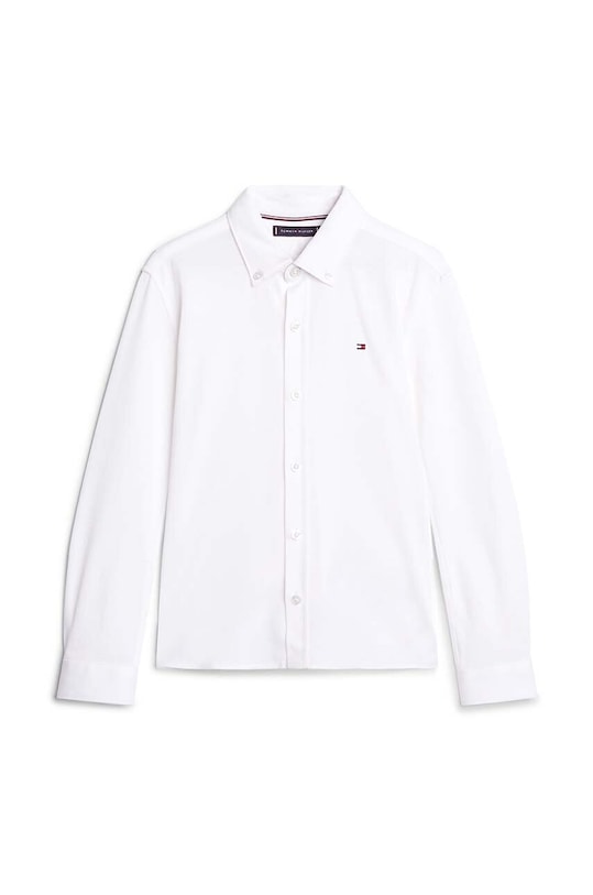 Tommy Hilfiger koszula bawełniana dziecięca KB0KB09077.9BYH.80.122 biały AW24