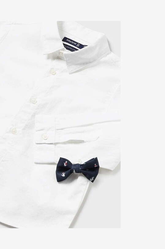 Детская хлопковая рубашка Mayoral 2189.3A.Baby.9BYH бежевый AW24