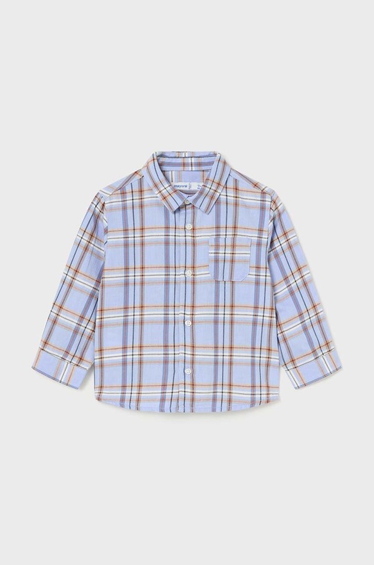 Mayoral camasa de bumbac pentru copii lung albastru 2191.3D.Baby.9BYH