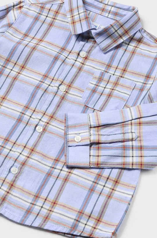 Mayoral camasa de bumbac pentru copii 2191.3D.Baby.9BYH albastru AW24