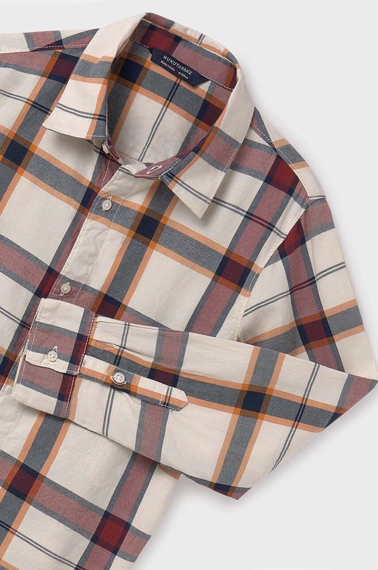 Chłopiec Mayoral koszula bawełniana dziecięca 7110.7B.Junior.9BYH czerwony