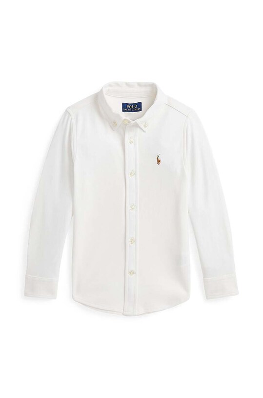 Polo Ralph Lauren koszula bawełniana dziecięca bawełna biały 322952434003