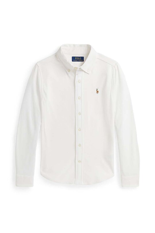 Polo Ralph Lauren koszula bawełniana dziecięca bawełna biały 323952434003