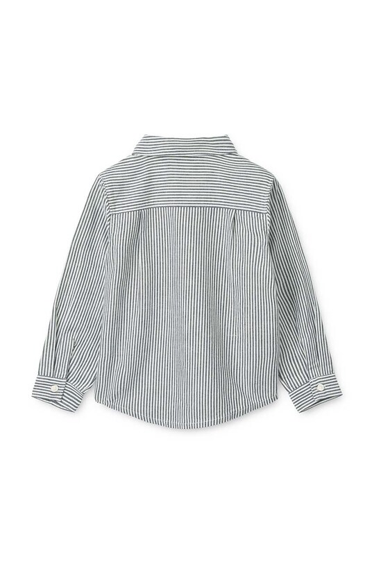 Хлопчик Дитяча бавовняна сорочка Liewood Costa Stripe Shirt LW19551 блакитний