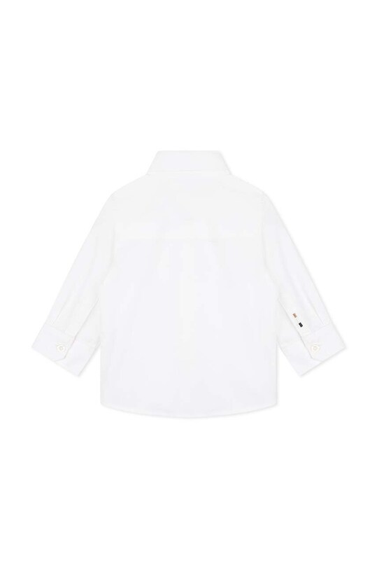 Хлопковая рубашка для младенцев BOSS J51253.86.94 белый AW24