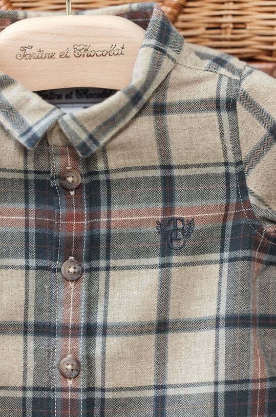 Рубашка для младенцев Tartine et Chocolat TZ12001.80.94 бордо