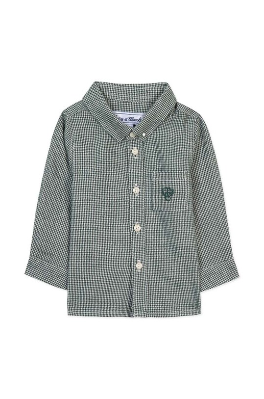 Tartine et Chocolat koszula bawełniana niemowlęca wzorzyste zielony TZ12131.67.74