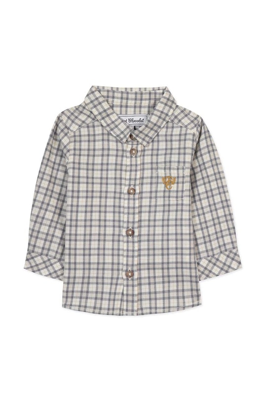 Bavlnená košeľa pre bábätká Tartine et Chocolat bavlna modrá TZ12051.67.74