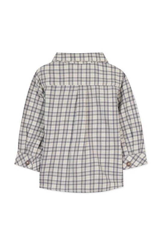 Детская хлопковая рубашка Tartine et Chocolat TZ12051.80.94 голубой AW24