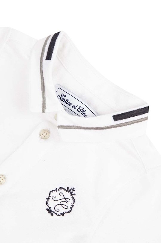 Tartine et Chocolat camasa de bumbac pentru copii alb TZ12091.80.94