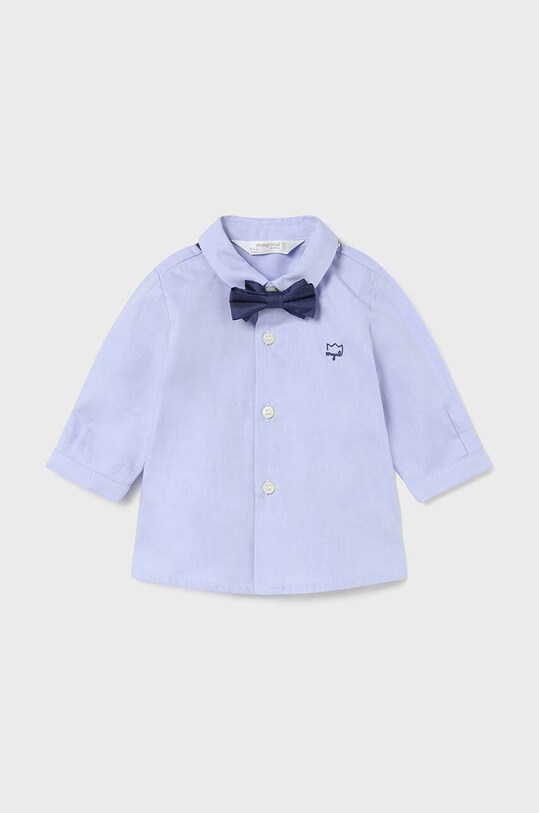 Бавовняна сорочка для немовля Mayoral Newborn довгий блакитний 2180.1J.Newborn.9BYH