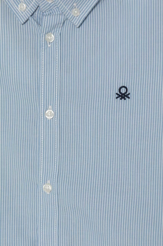 Αγορίστικα Παιδικό βαμβακερό πουκάμισο United Colors of Benetton 54AZCQ00R.G.Seaso.9BYH μπλε