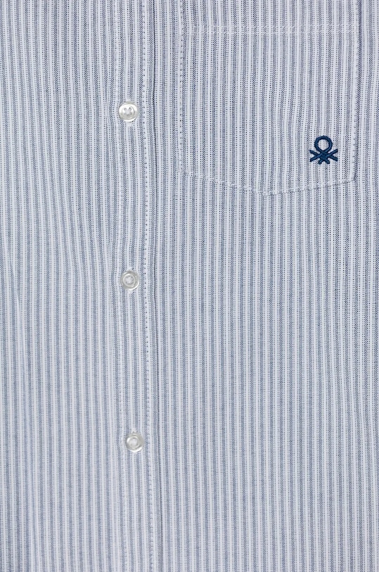 Αγορίστικα Παιδικό βαμβακερό πουκάμισο United Colors of Benetton 547NCQ03D.G.Seasonal μπλε