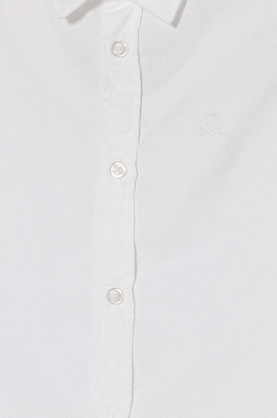 Chłopiec United Colors of Benetton koszula bawełniana dziecięca 5DGXGQ00I.P.Repro.9BYH biały