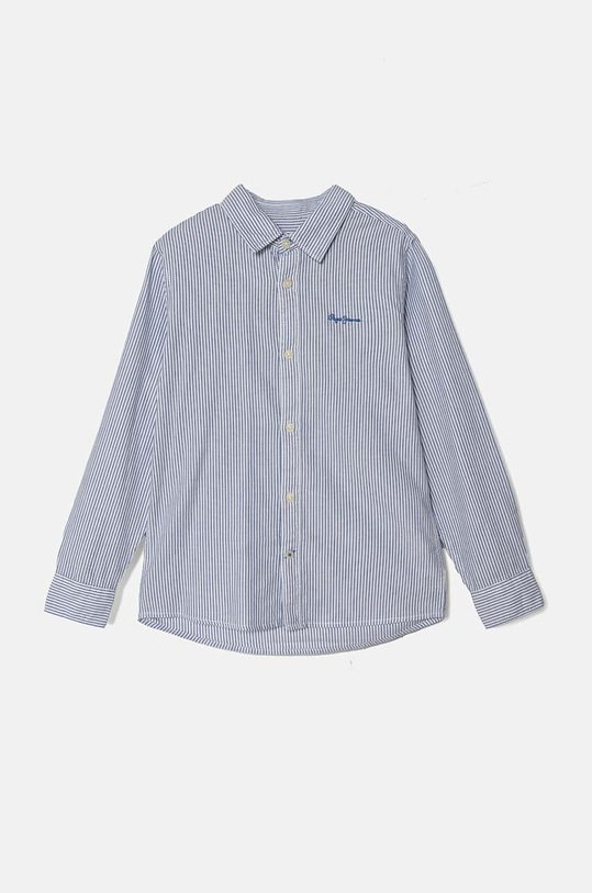 Pepe Jeans koszula bawełniana dziecięca NARON wzorzyste niebieski PB302648