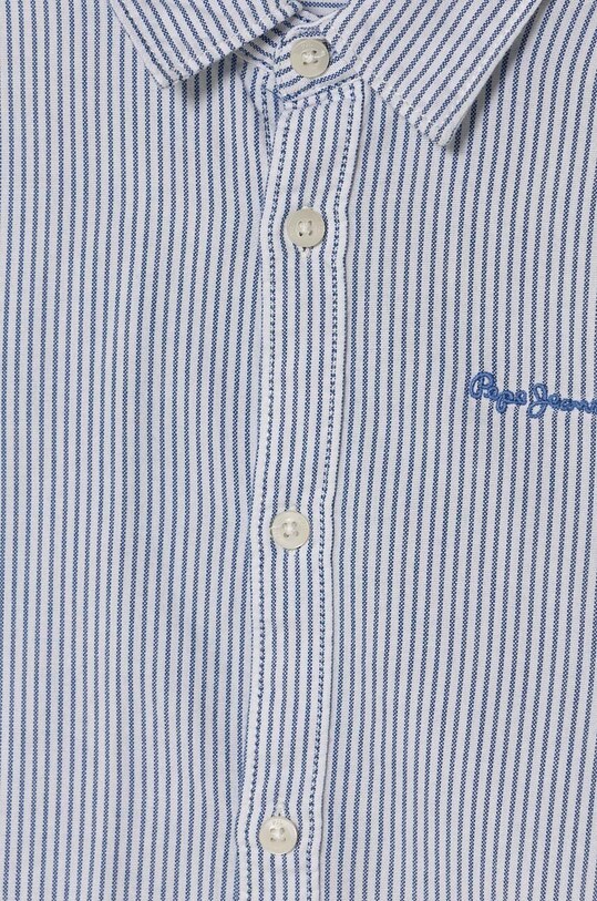 Хлопчик Дитяча бавовняна сорочка Pepe Jeans NARON PB302648 блакитний