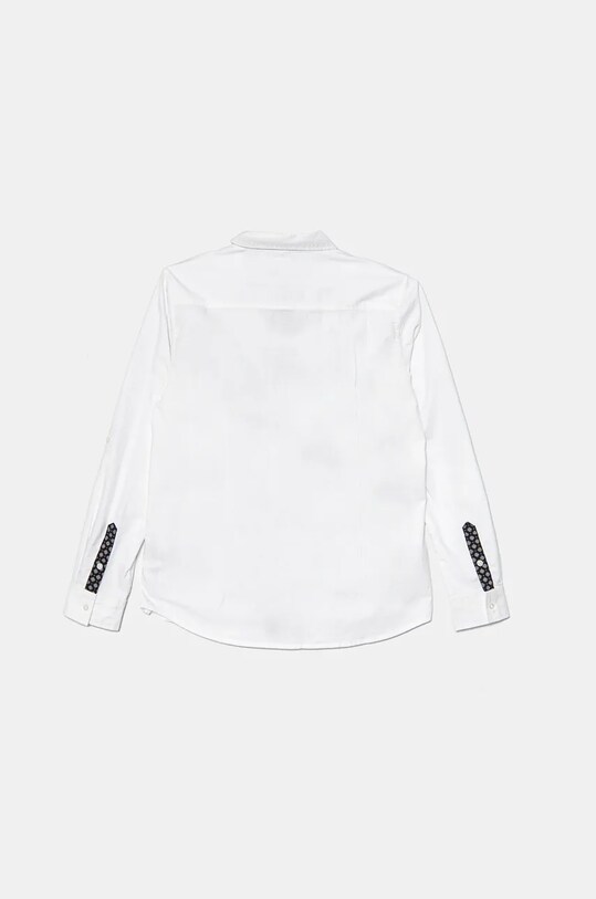 Guess koszula bawełniana dziecięca L4BH02.W9CL0.9BYH biały AW24