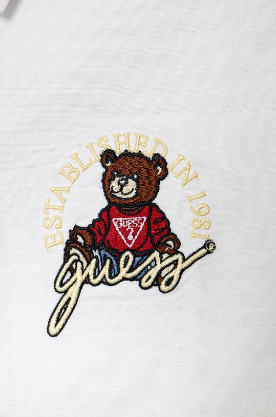 Chłopiec Guess koszula bawełniana dziecięca L4BH02.W9CL0.9BYH biały