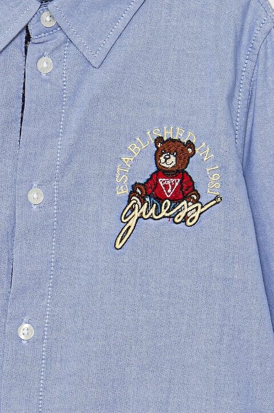 Băieți Guess camasa de bumbac pentru copii L4BH02.W9CL0.9BYH albastru