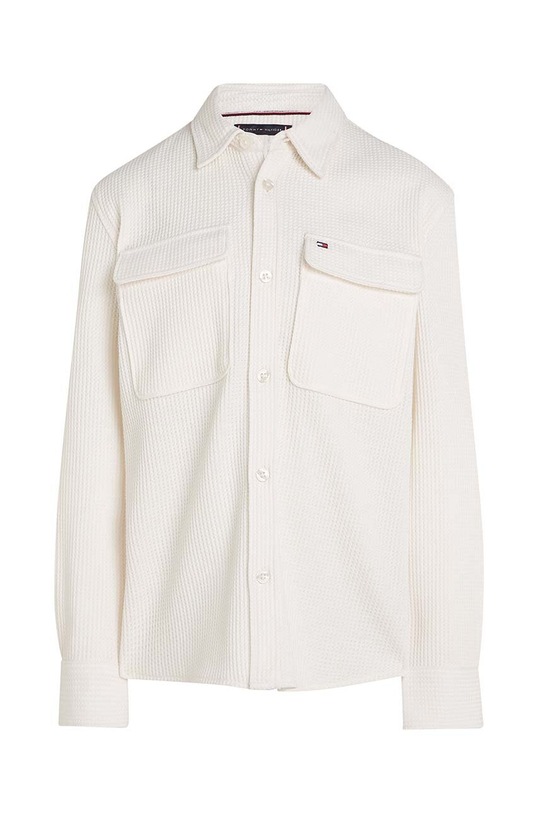 Dětská košile Tommy Hilfiger KB0KB09260.9BYH.128.176 bílá AW24