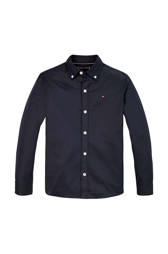 Дитяча бавовняна сорочка Tommy Hilfiger KB0KB09262.9BYH.98.122 темно-синій AW24