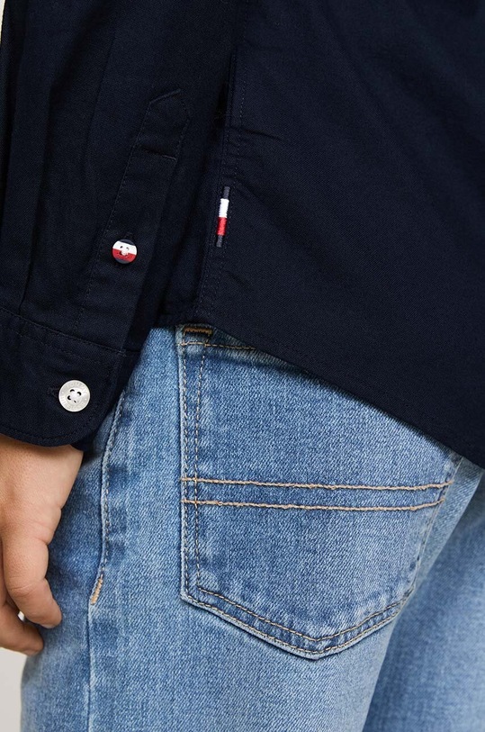 Αγορίστικα Παιδικό πουκάμισο Tommy Hilfiger KB0KB09265.9BYH.128.176 σκούρο μπλε