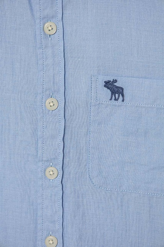Chlapec Detská bavlnená košeľa Abercrombie & Fitch KI225.4050 modrá