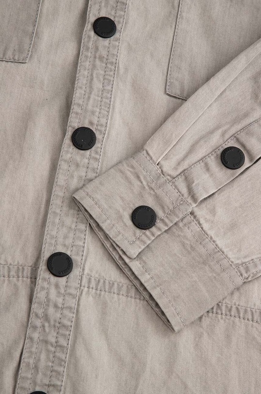 Coccodrillo koszula bawełniana dziecięca szary ZC4136401WBJ