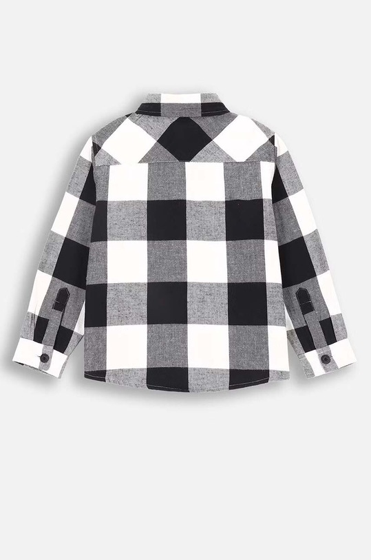 Dětská bavlněná košile Coccodrillo ZC4136102GBK bílá AW24