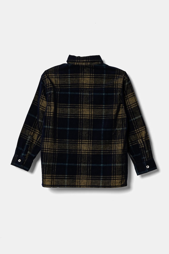 United Colors of Benetton camicia in velluto a coste 50VWCQ03K.G.Seasonal blu navy AW24