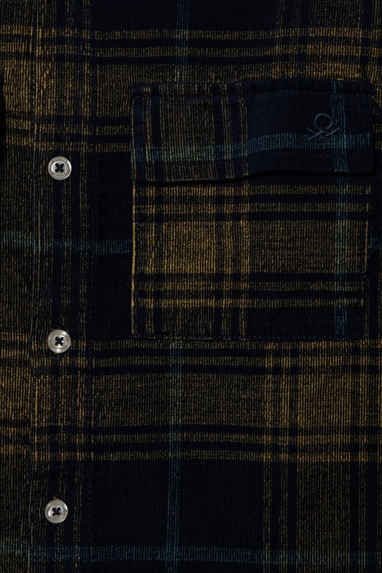 BIMBO United Colors of Benetton camicia in velluto a coste 50VWCQ03K.G.Seasonal blu navy