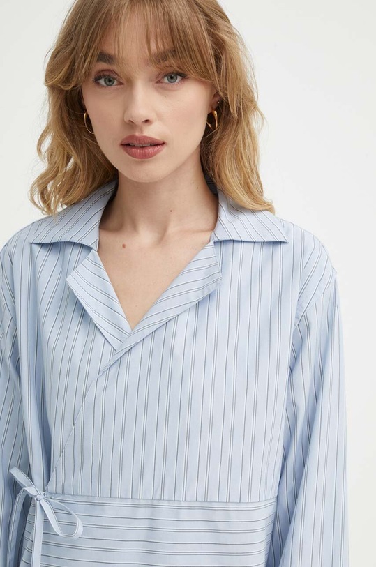 Сорочка Samsoe Samsoe SACALA блакитний F24200109