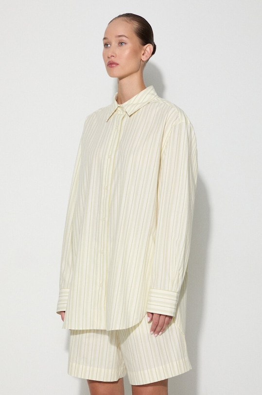 Πουκάμισο Samsoe Samsoe SALOVAR μπεζ F24200110