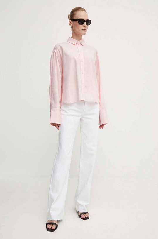 Bavlnená košeľa 2NDDAY 2ND Clara - Fine Crispy Popli 2244135287 ružová ZW24