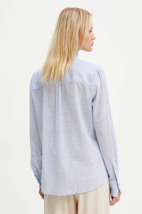 Ρούχα Βαμβακερό πουκάμισο Bruuns Bazaar ArgeratumBBIggi shirt BBW4094 μπλε