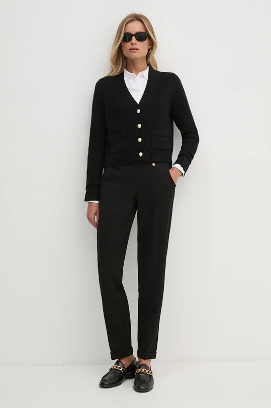 Bombažna srajca Tommy Hilfiger WW0WW42019 bela AW24