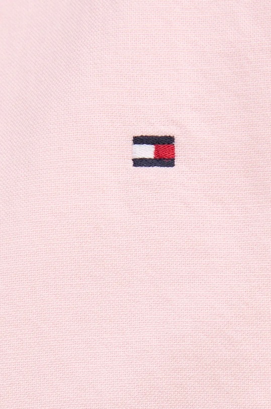 Tommy Hilfiger camasa din bumbac WW0WW42019 roz